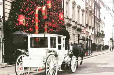 Christmas in London with horse