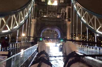 Christmas in London with horse