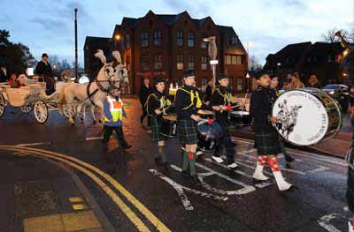 Christmas in London with horse