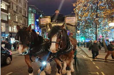 Horse Bus in London