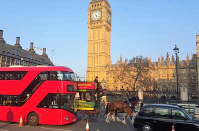 Horse Bus in London