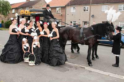 Private Hire bus horse